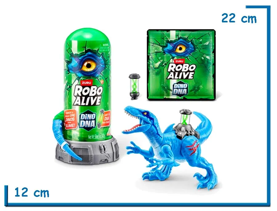 ZURU ROBO ALIVE DINO DNA CELESTE