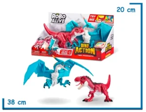 ZURU ROBO ALIVE DINO ACTION T-REX & PTERODACTYL