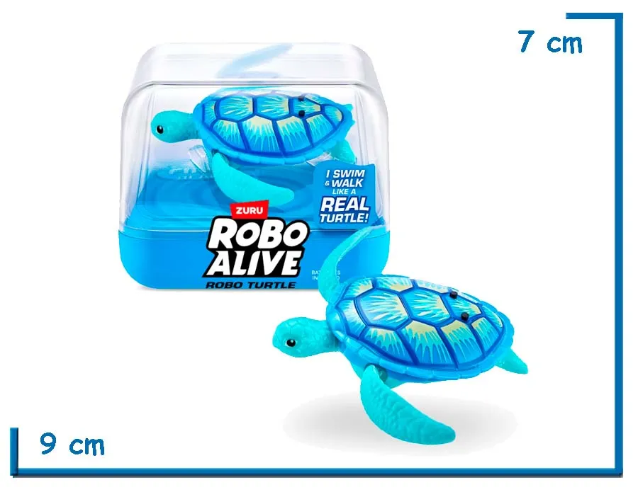 ZURU ROBO ALIVE ROBO TURTLE CELESTE