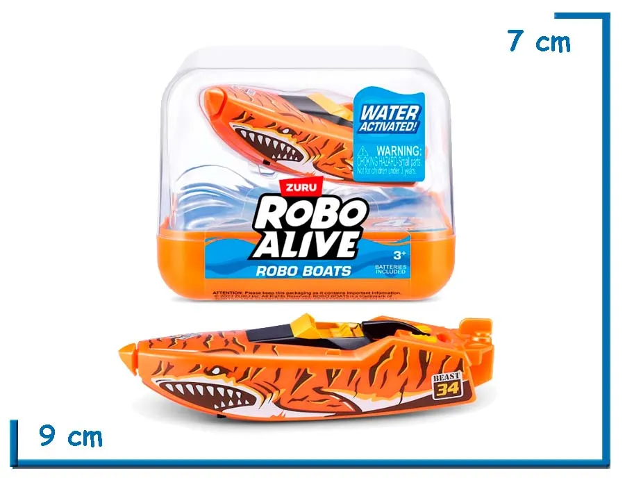 ZURU ROBO ALIVE ROBO BOATS NARANJA