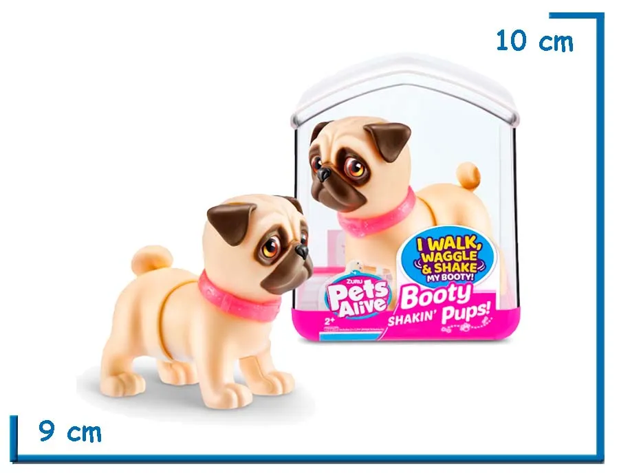 ZURU PETS ALIVE BOOTY SHAKING PUPS PUG