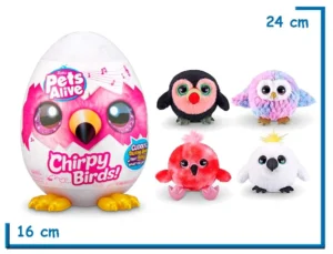 ZURU PETS ALIVE CHIRPY BIRDS PELUCHE SORPRESA