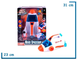 ASTRO VENTURE MARS MISSION MARS SPACESHIP CON LUZ Y SONIDO