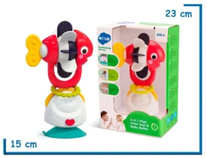 HOLA BABY SONAJERO Y MORDEDOR PEZ MOLINILLO 2 EN 1