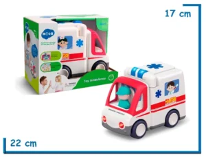 HOLA BABY AMBULANCA CON LUCES Y MUSICA