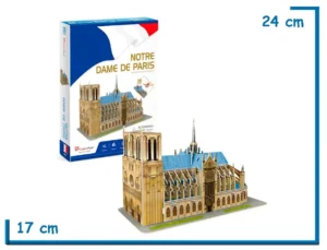 CUBIC FUN NOTRE DAME DE PARIS 3D PUZZLE 53 PZS