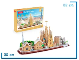 CUBIC FUN CITY LINE BARCELONA 3D PUZZLE 186 PZS
