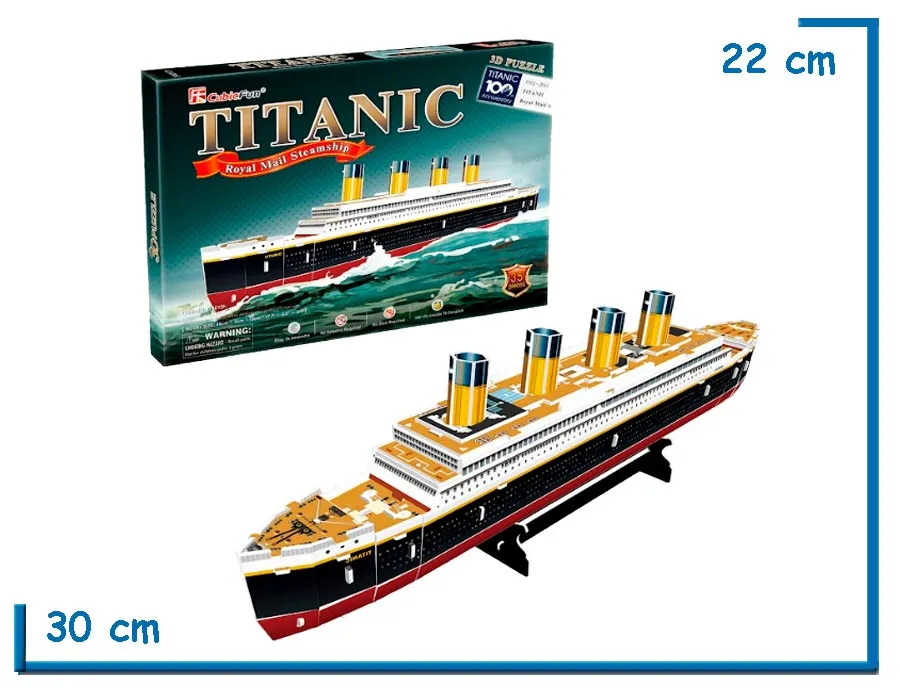 CUBIC FUN TITANIC 3D PUZZLE 35 PZS