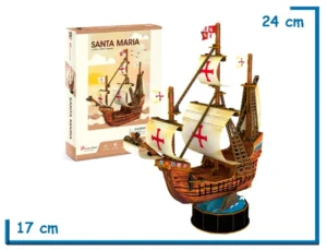CUBIC FUN SANTA MARIA 3D PUZZLE 93 PZS