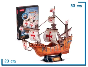 CUBIC FUN 3D PUZZLE OF SANTA MARIA 204 PZS