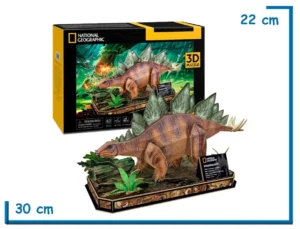CUBIC FUN NAT GEO STEGOSAURUS 3D PUZZLE 62 PZS