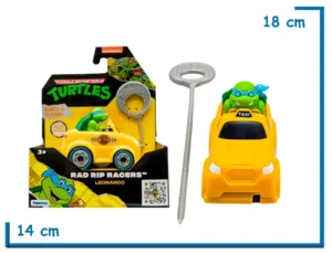 2X1 FUNRISE TMNT CLASSIC LEONARDO ROAD RIP RACERS