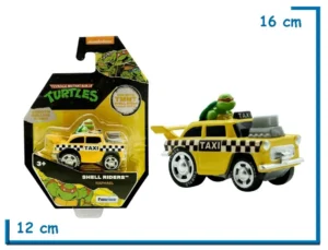 2X1 FUNRISE TMNT CLASSIC RAPHAEL SHELL RIDERS DIE CAST
