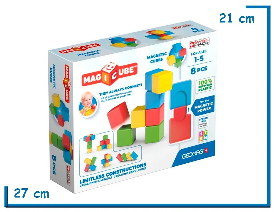 GEOMAG MAGICUBE 8 PZS CONSTRUCCION MAGNETICA