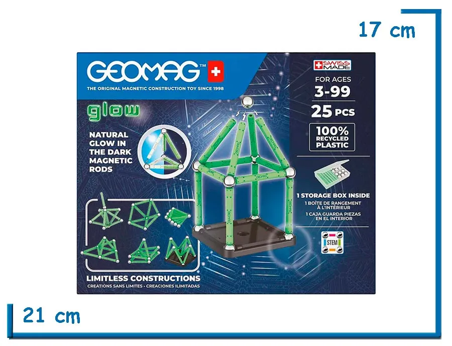 GEOMAG GLOW 25 PZS CONSTRUCCION MAGNETICA