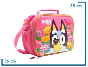 LUNCHERA BLUEY ROSA FLORES