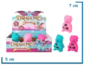 HTI DRAGONS ENCHANTABLES SQUISHY SURTIDO