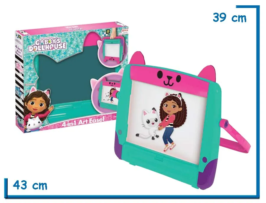 2X1 AMAV GABBYS DOLLHOUSE ATRIL ARTISTICO MULTIFUNCIONAL 4 EN 1