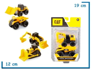 CAT VEHICULO DE CONSTRUCCION X2 SURTIDOS 8CM