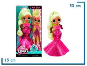 MGA LOL SURPRISE OMG LADY DIVA 2 LOOKS