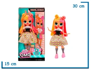 MGA LOL SURPRISE OMG NEONLICIOUS 2 LOOKS