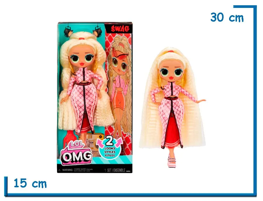 MGA LOL SURPRISE OMG SWAG 2 LOOKS