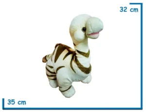 PELUCHE BRAQUIOSAURIO BEIGE 32CM