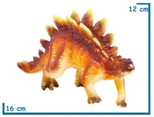 KING ME DINOSAUR STEGOSAURIO CON CHIFLE 16 CM