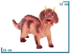 KING ME DINOSAUR TRICERATOPS CON CHIFLE 16 CM