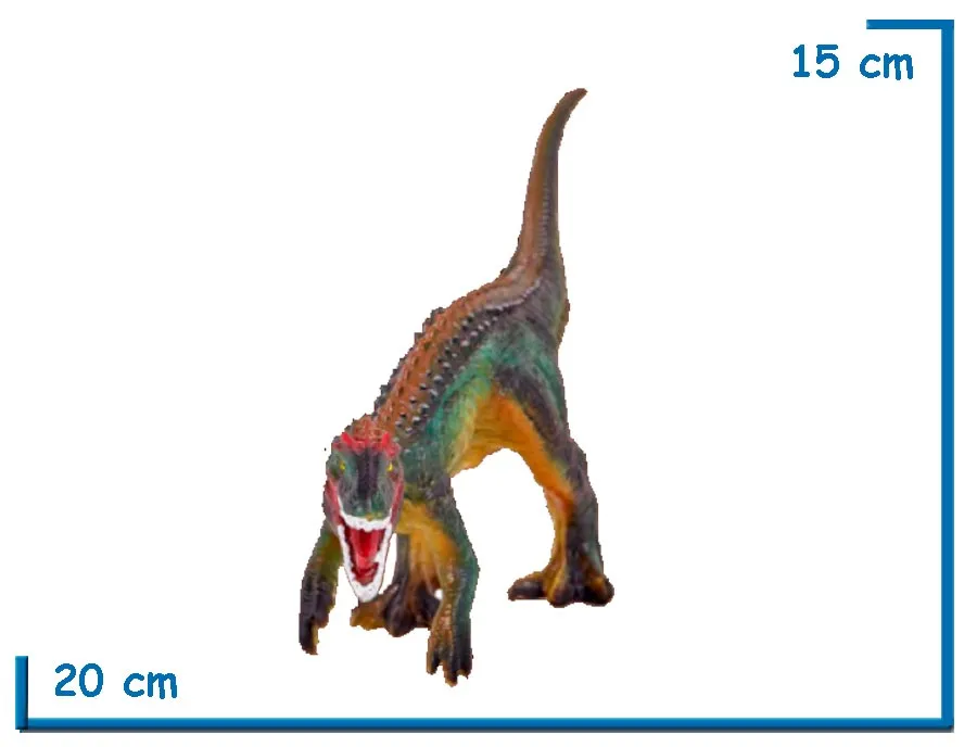 KING ME DINOSAUR ALOSAURIO CON CHIFLE 20 CM