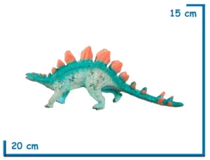 KING ME DINOSAUR STEGOSAURIO CON CHIFLE 20 CM