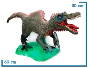 DINOSAUR ESPINOSAURIO CON SONIDO EN BLISTER 60CM