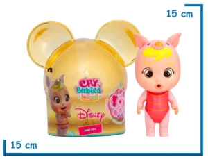 IMC CRY BABIES MAGIC TEARS DISNEY PIGLET SERIES GOLD