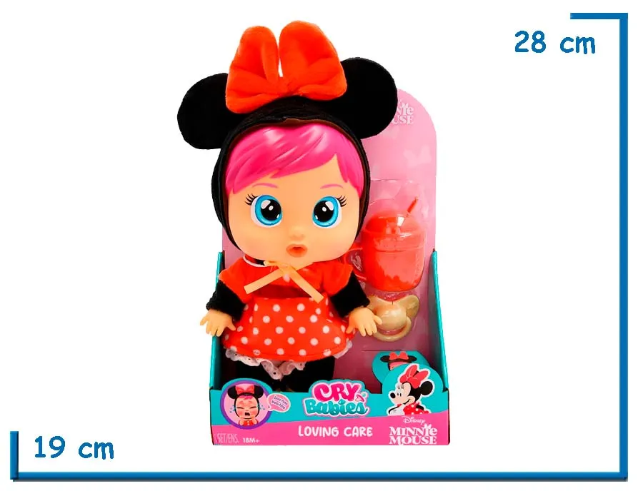 IMC CRY BABIES LOVING CARE MINNIE MOUSE