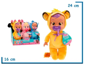 IMC CRY BABIES TINY CUDDLES SIMBA