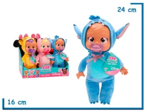 IMC CRY BABIES TINY CUDDLES STITCH