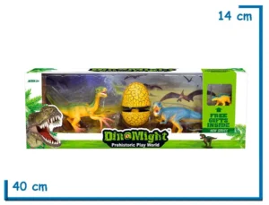 DINOMIGHT HUEVO AMARILLO PREHISTORIC PLAY WORLD