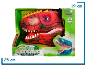 DINOMIGHT VELOCIRAPTOR ROJO SPRAYER DINOSAUR HAND PUPPET ATOMIZADOR