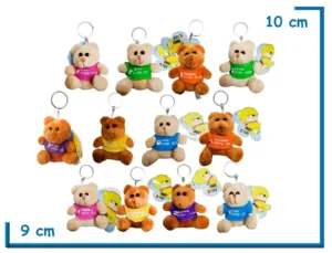 PELUCHE LLAVERO OSOS REMERA SIGNOS ZODIACO SURTIDOS