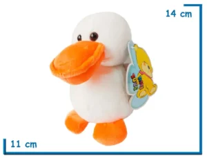 PELUCHE PATO BLANCO 14CM