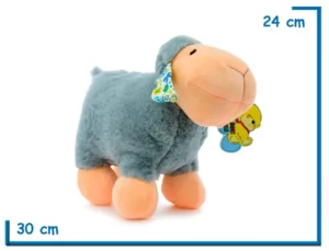 PELUCHE OVEJA GRIS 24CM
