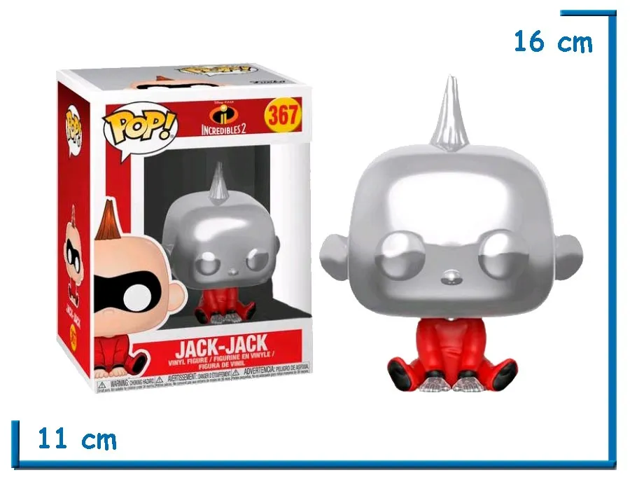 FUNKO POP THE INCREDIBLES 2 JACK JACK CHROME