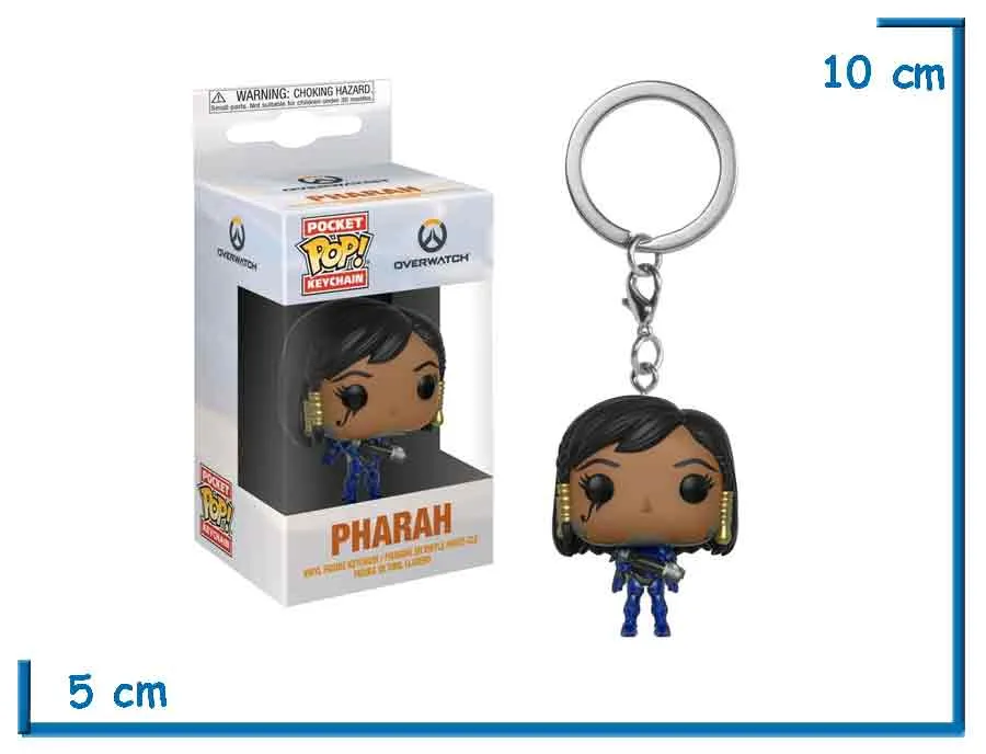 FUNKO POP LLAVERO OVERWATCH PHARA