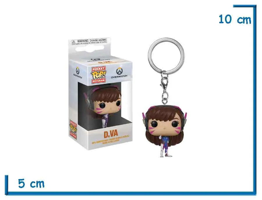 FUNKO POP LLAVERO D.VA OVERWATCH