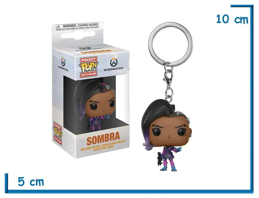 FUNKO POP LLAVERO OVERWATCH SOMBRA