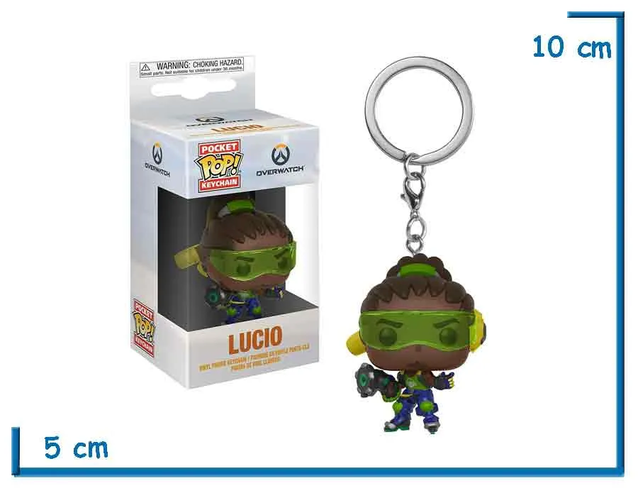 FUNKO POP LLAVERO OVERWATCH LUCIO