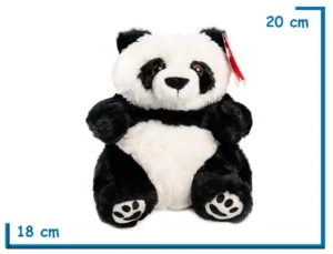 PELUCHE PANDA SENTADO 20CM