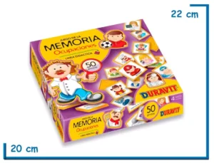 JUEGO DE LA MEMORIA OCUPACIONES EN CAJA 50PZS