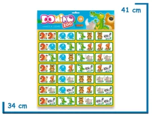 DOMINO ZOO EN BLISTER 28PZS