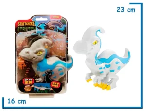 STRETCHERZ STRETCH SQUAD DINO PARASAURIO GRIS Y CELESTE